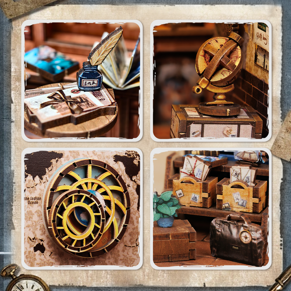 Traveler’s Journey Bookstore | Miniature House DIY