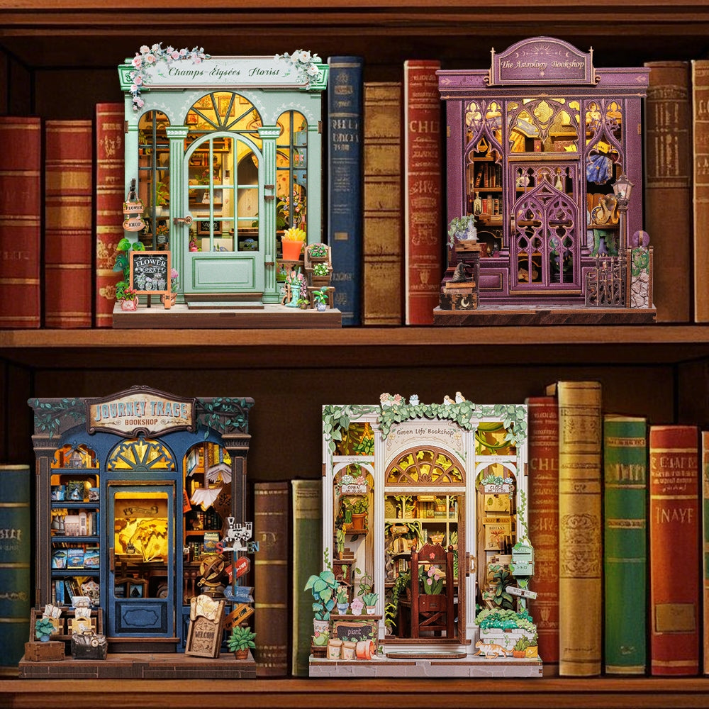 Traveler’s Journey Bookstore | Miniature House DIY