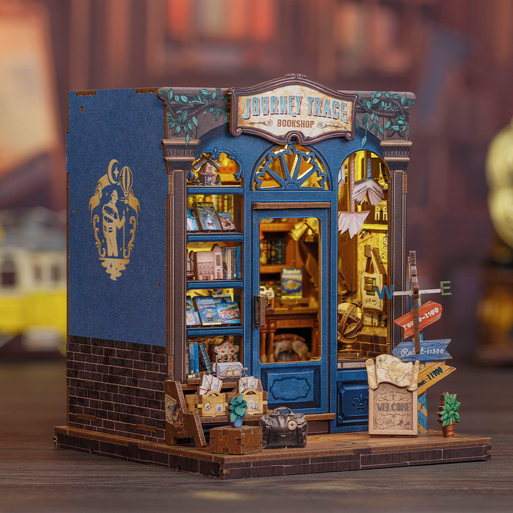 Traveler’s Journey Bookstore | Miniature House DIY