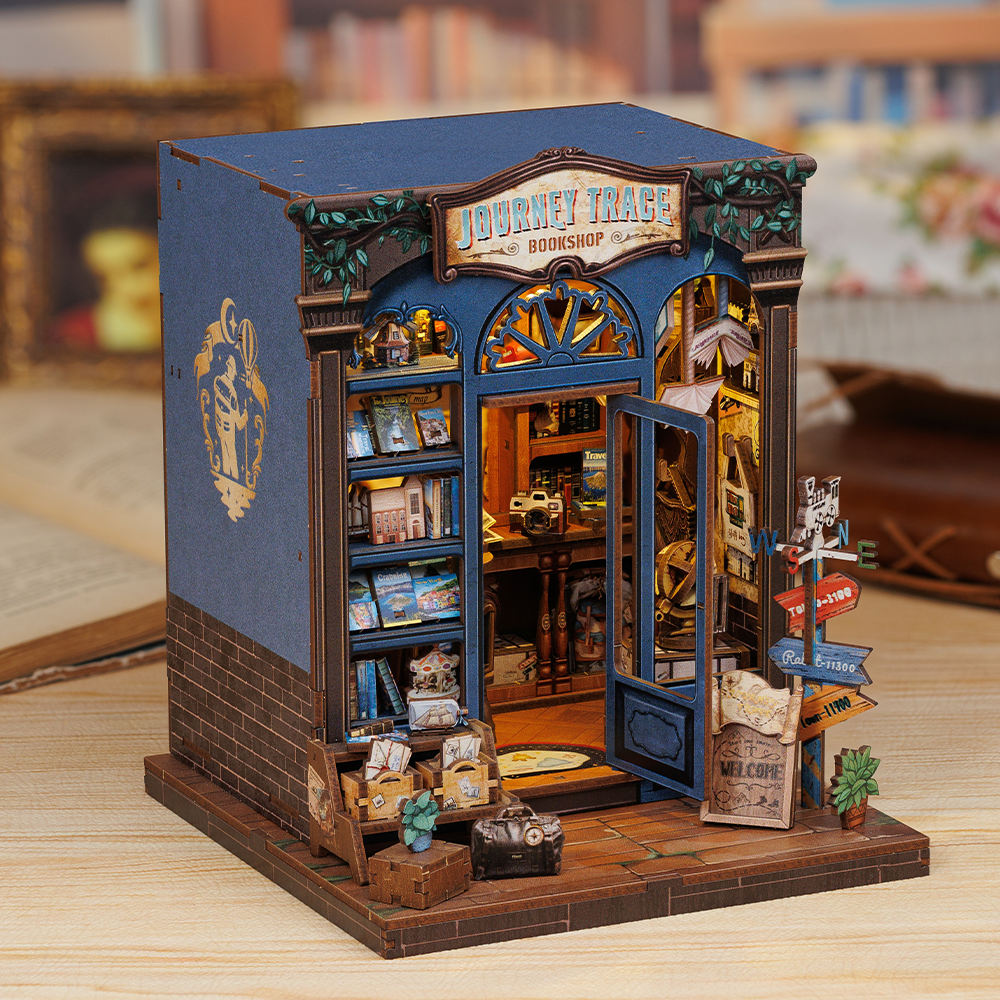 Traveler’s Journey Bookstore | Miniature House DIY