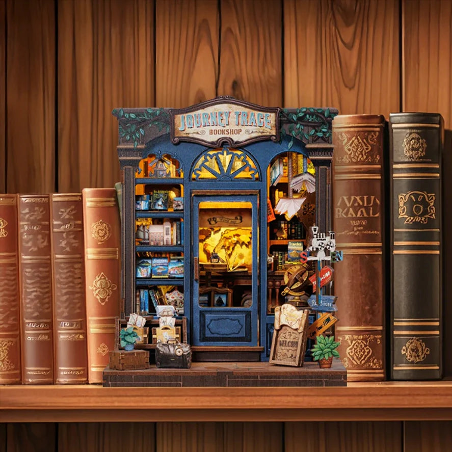 Traveler’s Journey Bookstore | Miniature House DIY