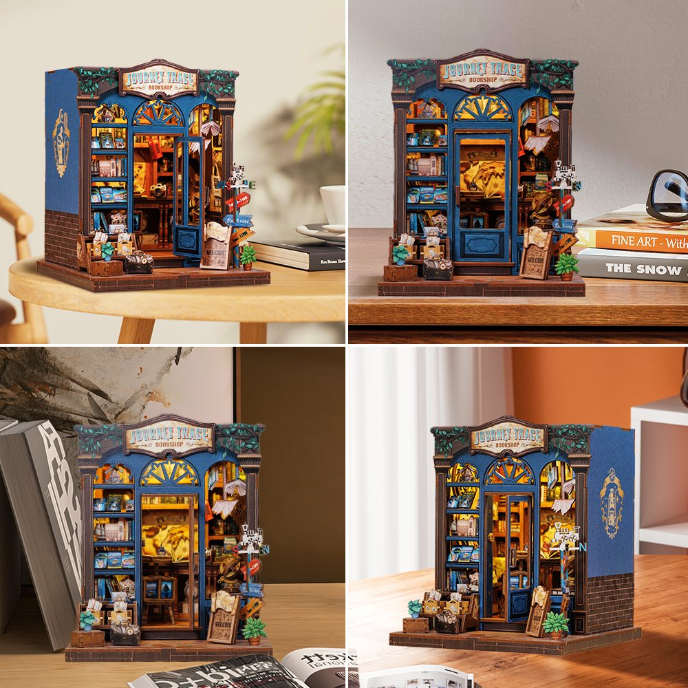 Traveler’s Journey Bookstore | Miniature House DIY