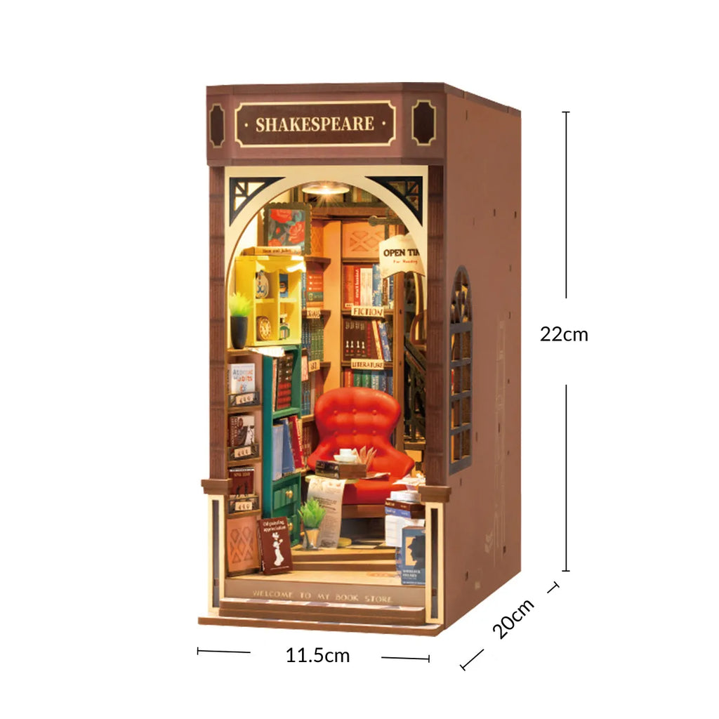 Shakespeare’s Bookshop | Book Nook DIY