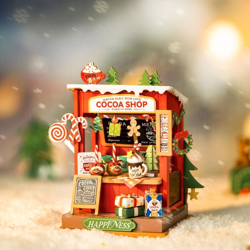 Hot Chocolate Shop | Enchanted Christmas | Miniature House DIY