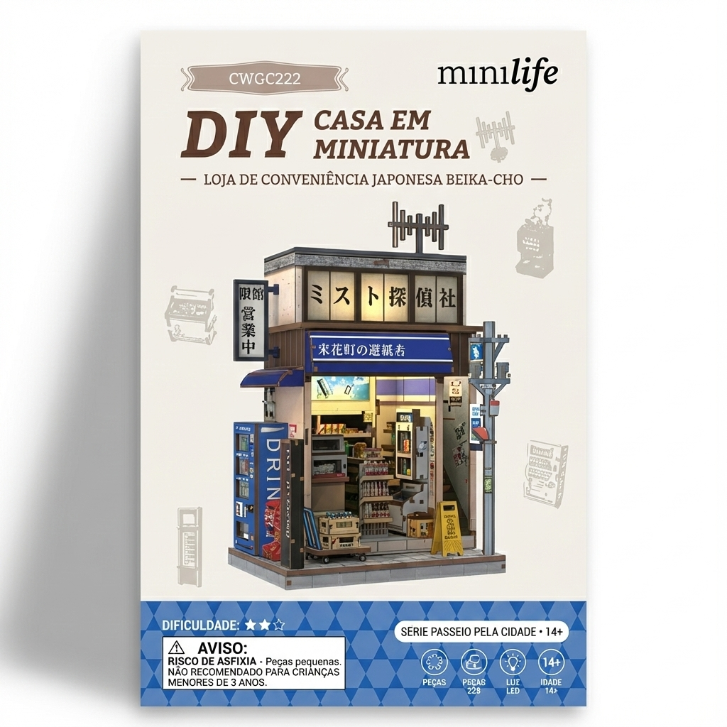 Beika-cho Japanese Convenience Store | Miniature House DIY