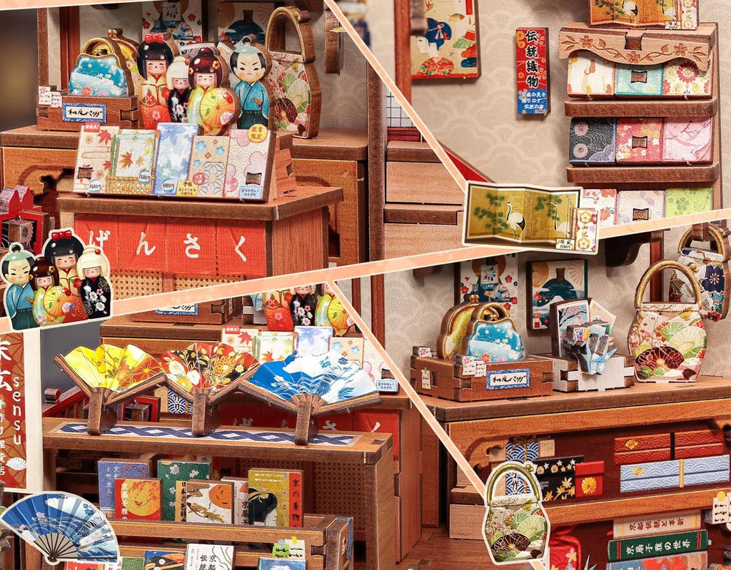 Japanese Fan Shop | Miniature House DIY