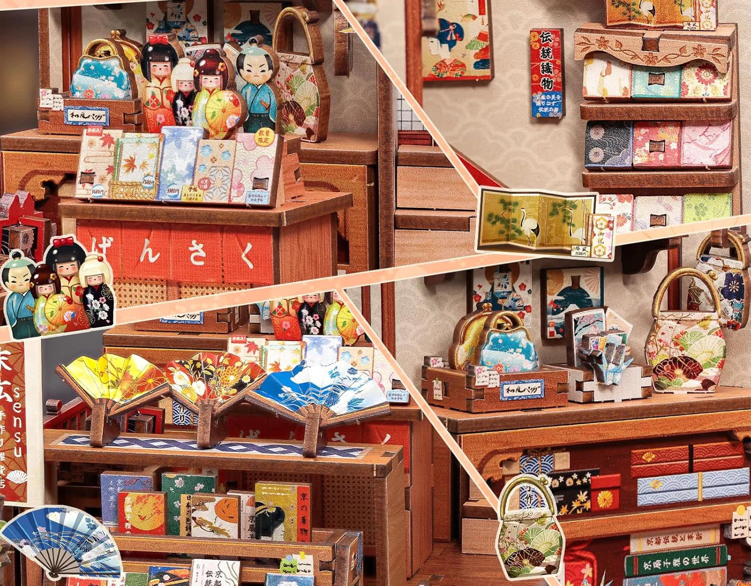 Japanese Fan Shop | Miniature House DIY