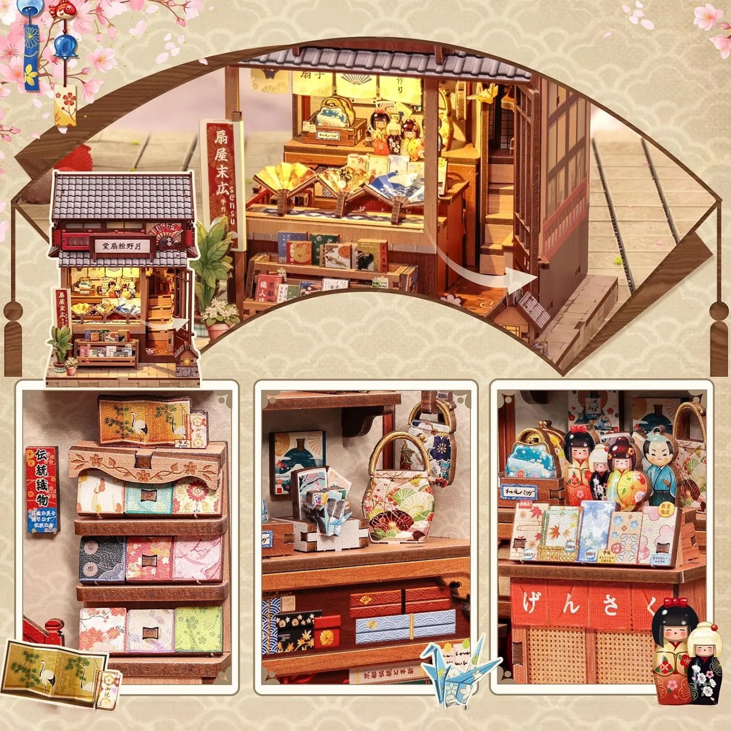 Japanese Fan Shop | Miniature House DIY