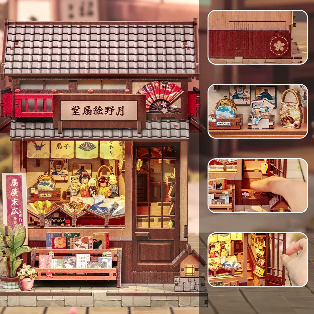 Japanese Fan Shop | Miniature House DIY