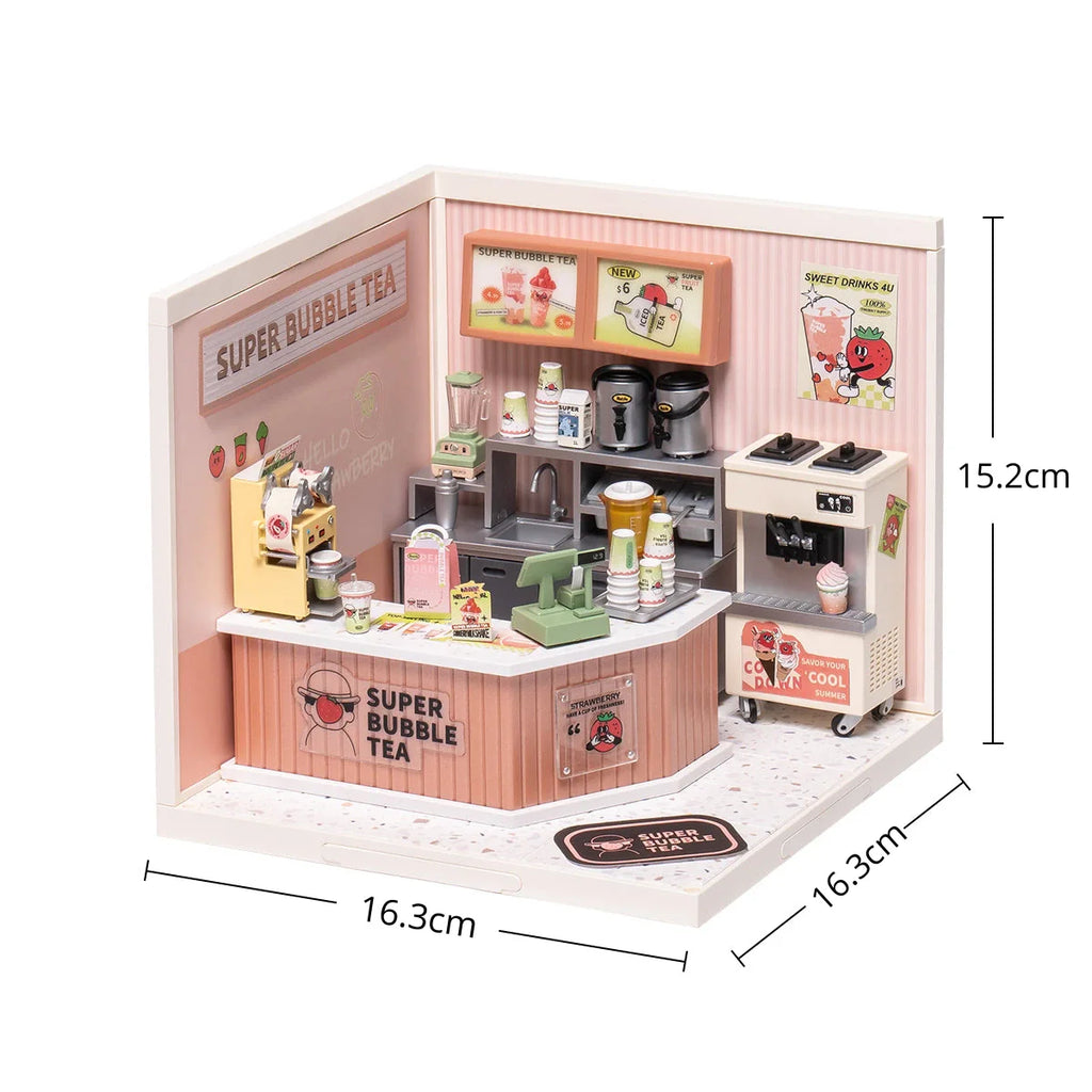 Super Bubble Tea Shop | Miniature House DIY