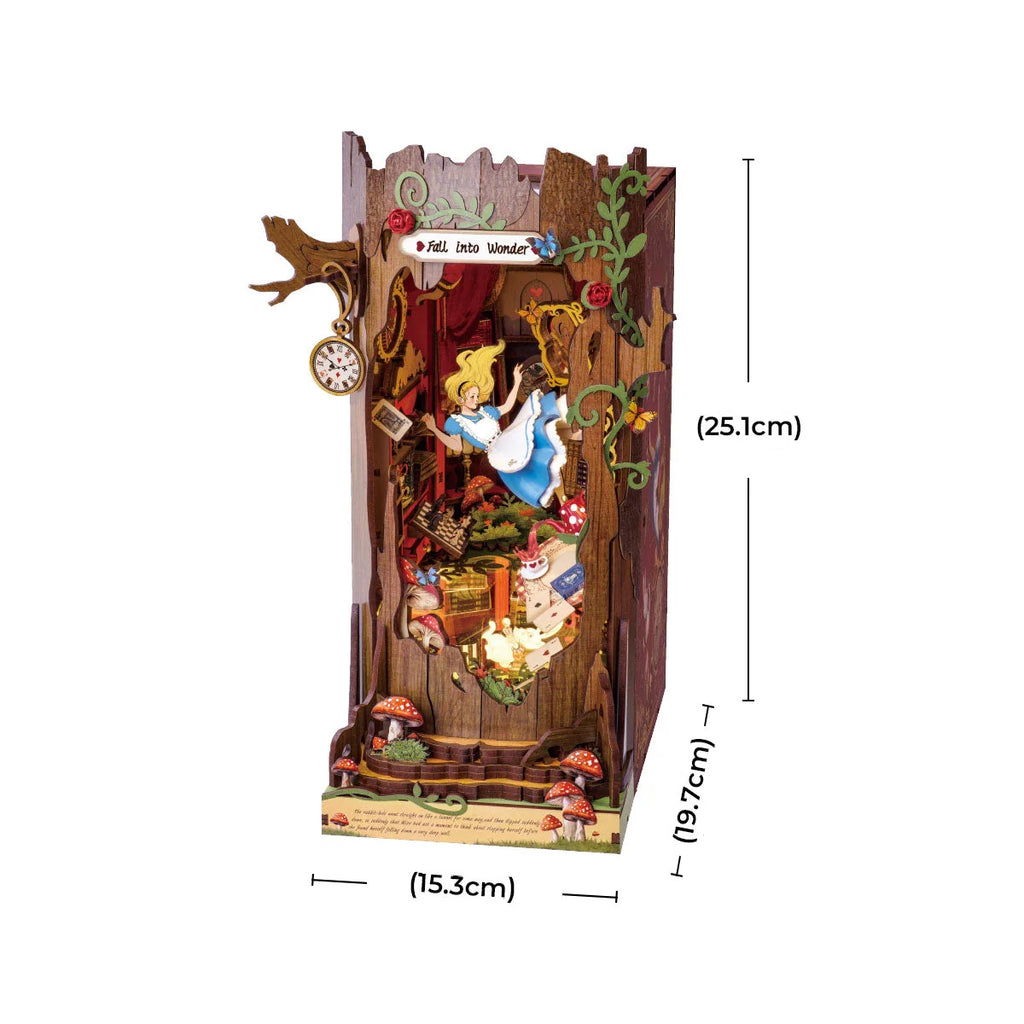 Into Wonderland | Book Nook DIY