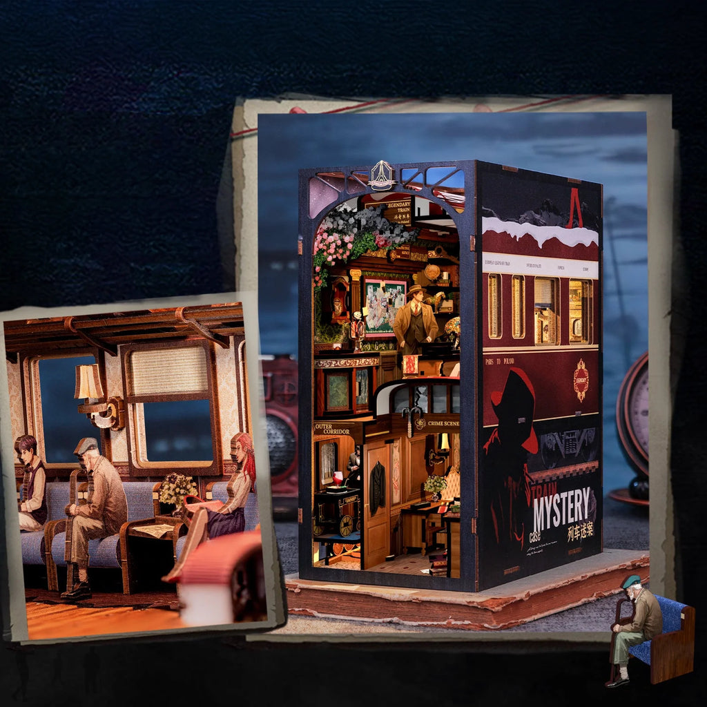 Mystery on the Train | Book Nook DIY