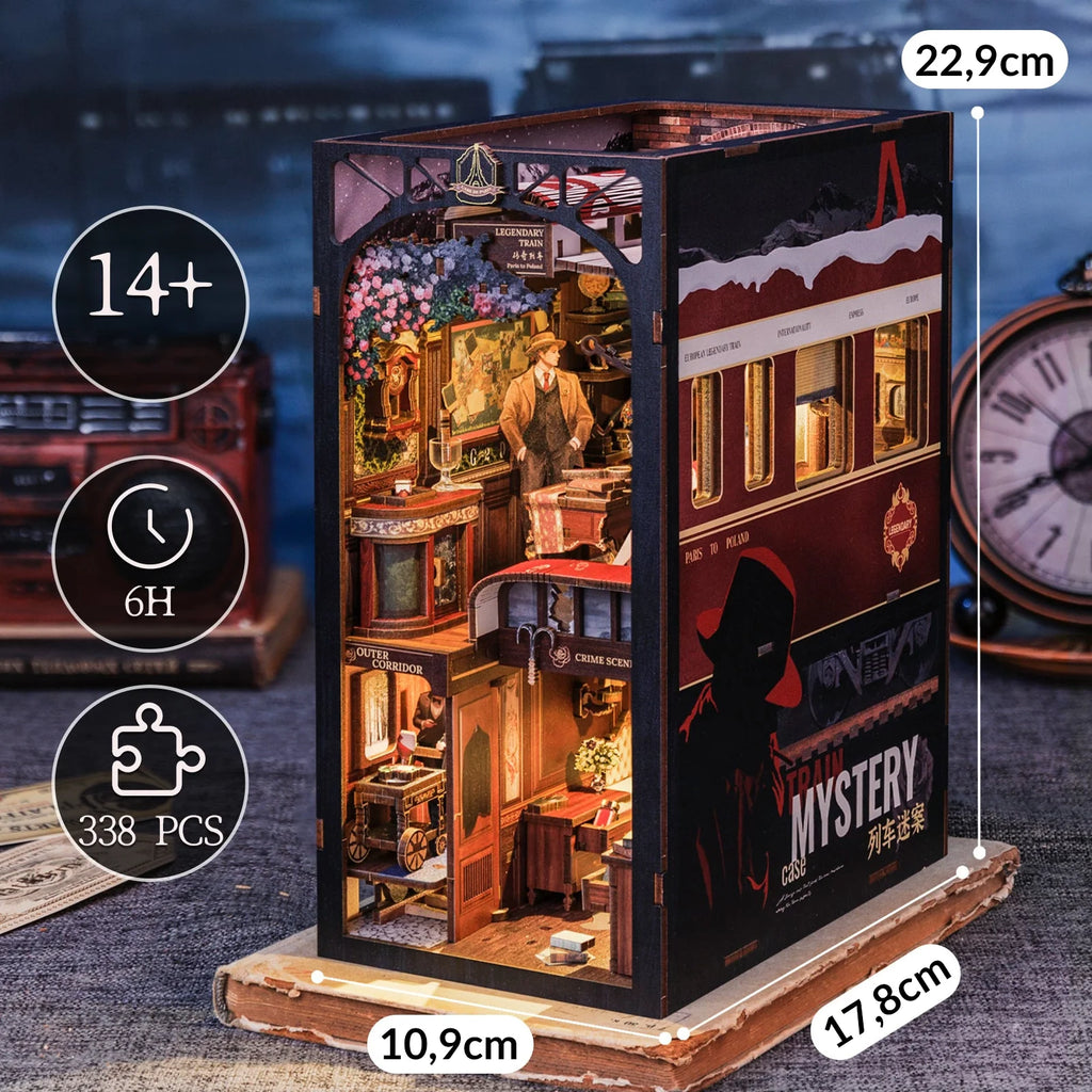 Mystery on the Train | Book Nook DIY