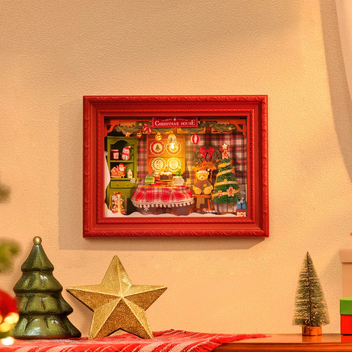 Holiday Party Frame | Enchanted Christmas | 3D Puzzle