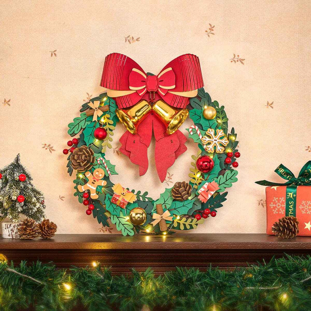 Festive Wreath | Enchanted Christmas | 3D Puzzle