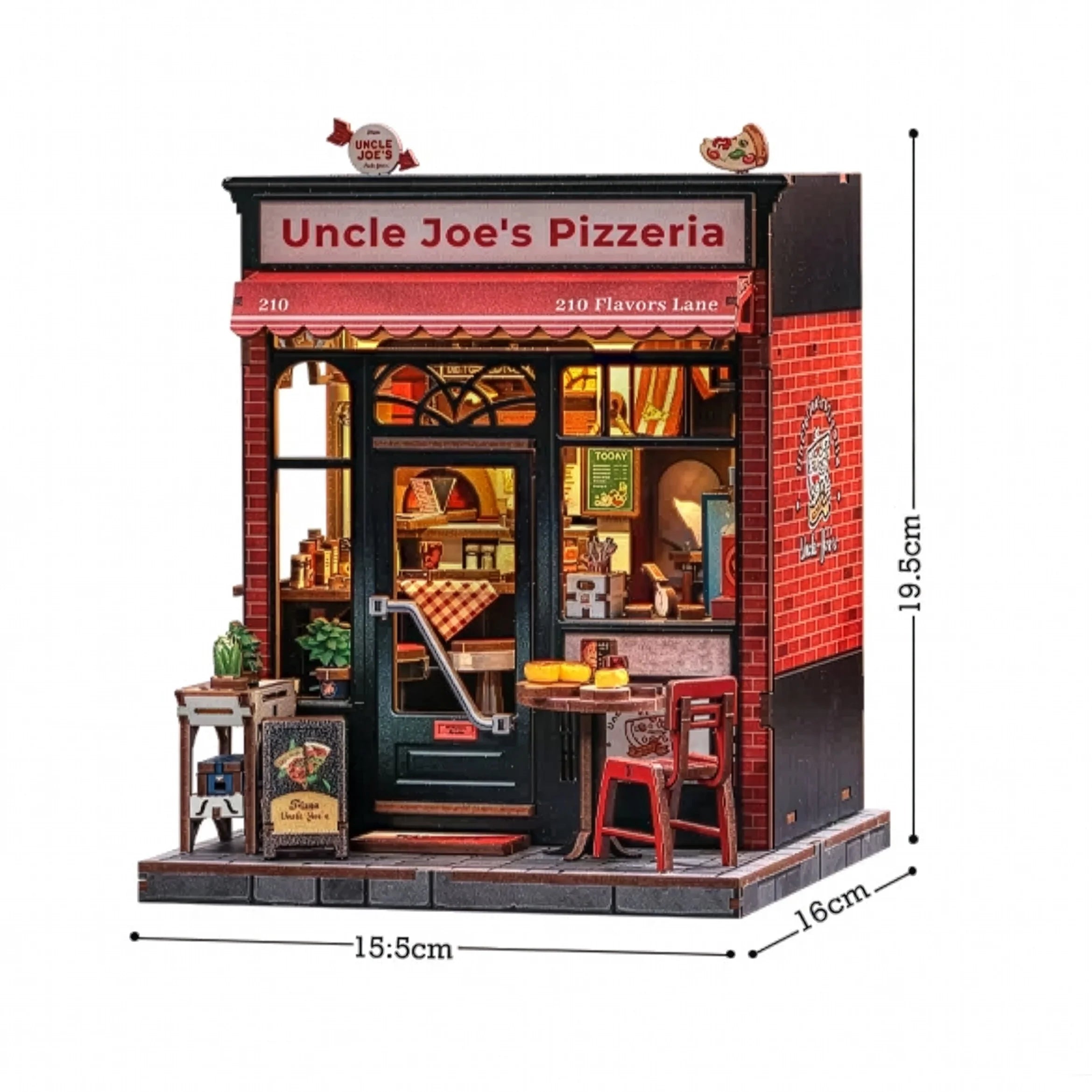 Joe’s Pizzeria | Miniature House DIY