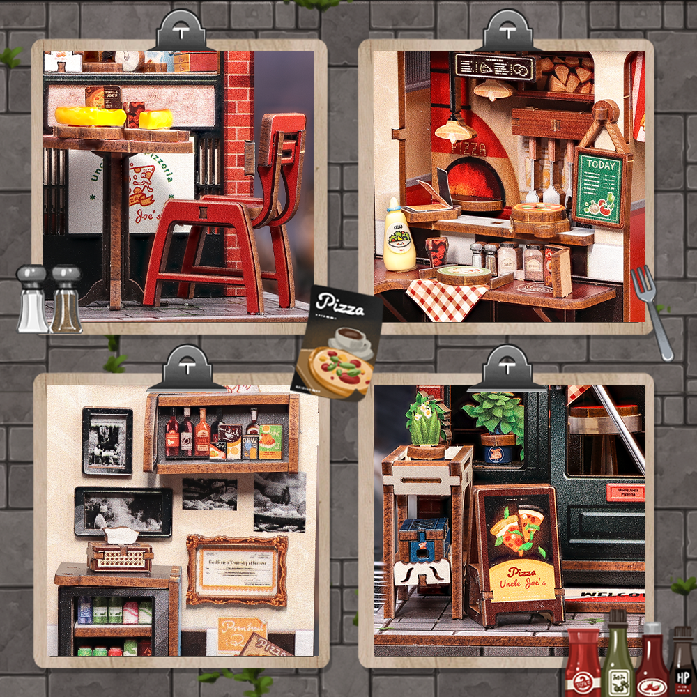 Joe’s Pizzeria | Miniature House DIY
