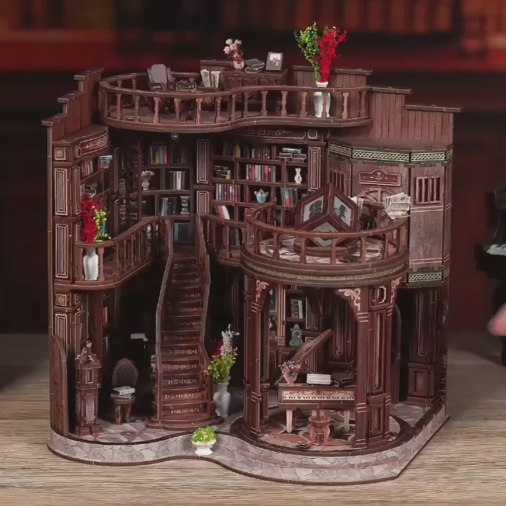 Dream Library | Miniature House DIY