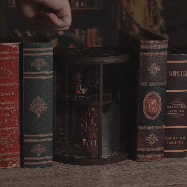 Ring Library of Wisdom | Book Nook DIY