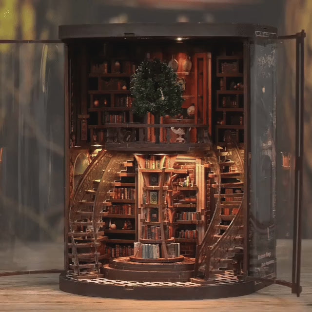 Ring Library of Wisdom | Book Nook DIY