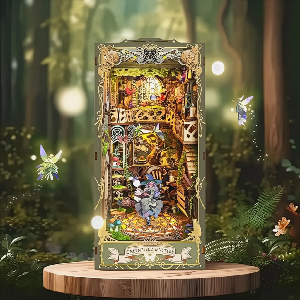 Green Fairy Kingdom | Book Nook DIY