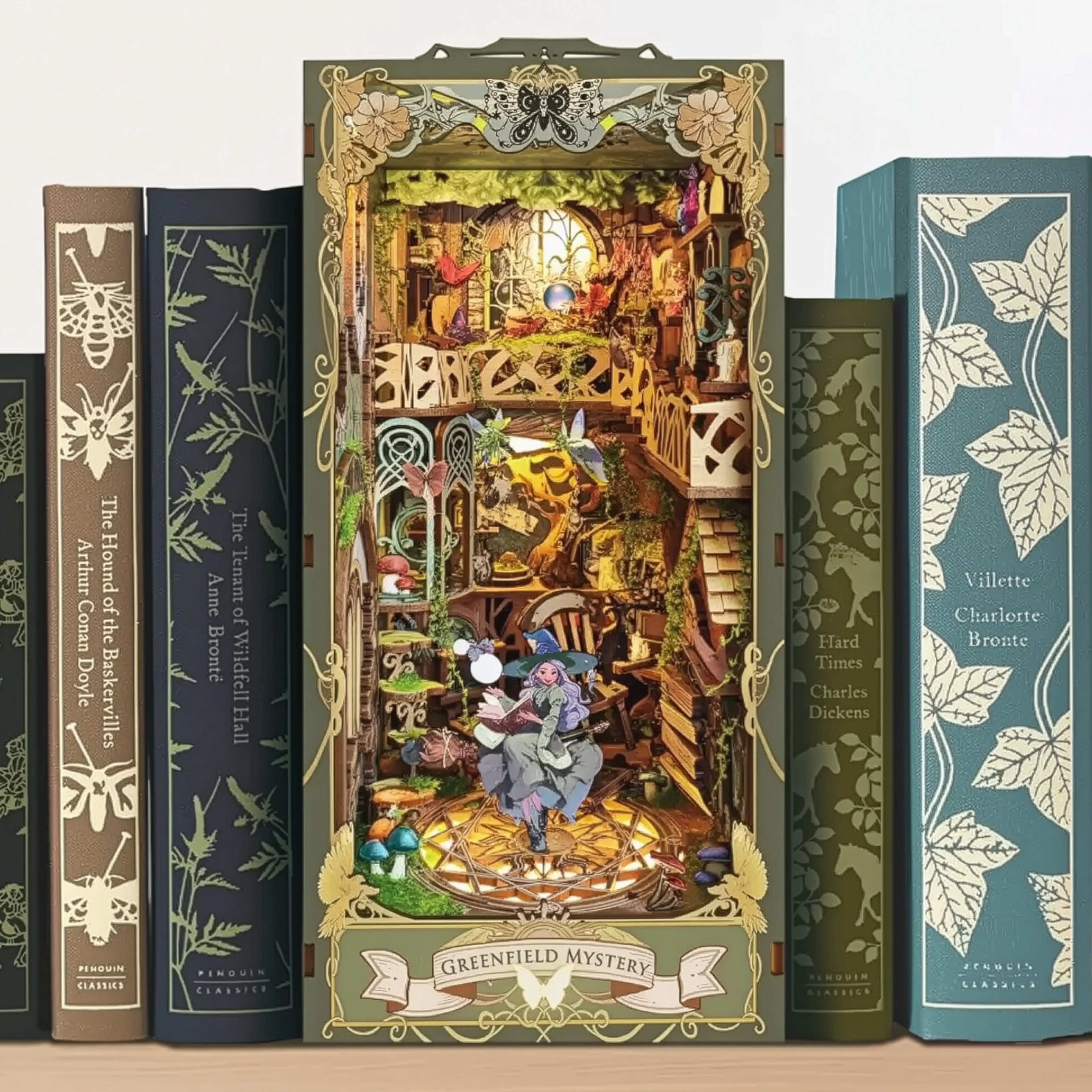 Green Fairy Kingdom | Book Nook DIY