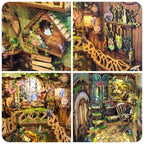 Green Fairy Kingdom | Book Nook DIY