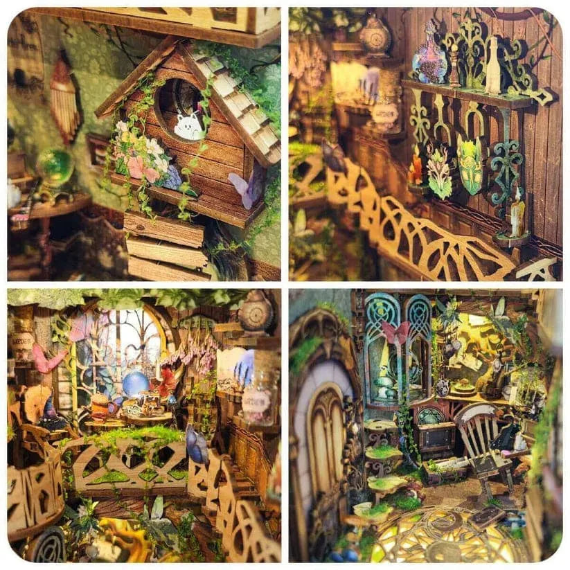 Green Fairy Kingdom | Book Nook DIY