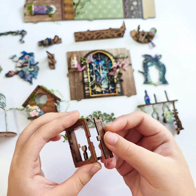 Green Fairy Kingdom | Book Nook DIY