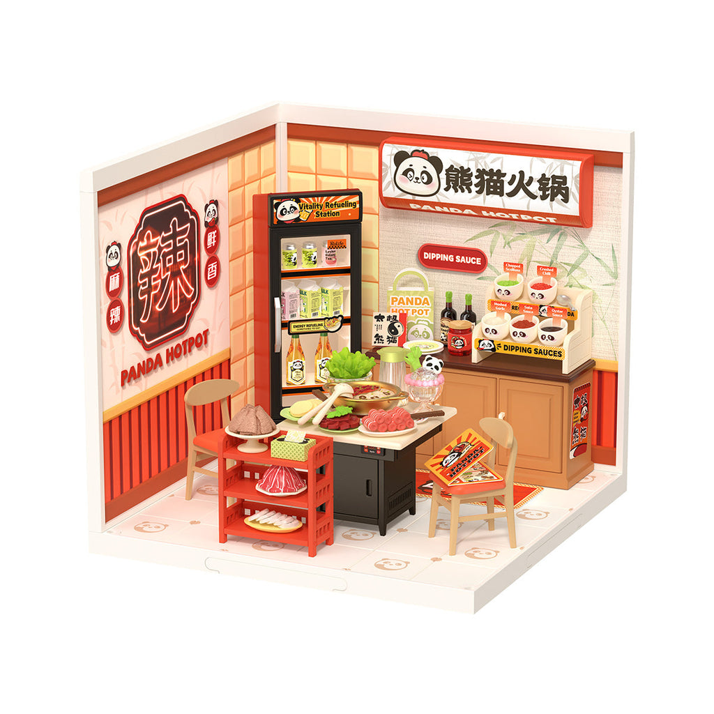 Panda Hot Pot Restaurant | Miniature House DIY