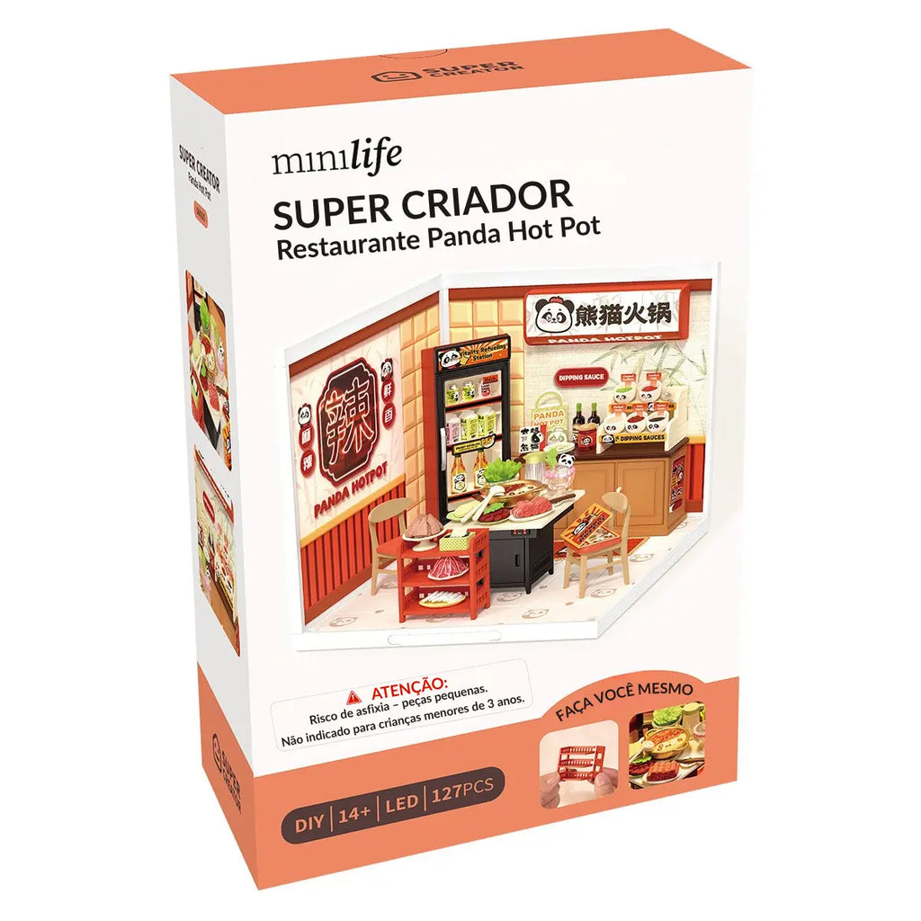 Panda Hot Pot Restaurant | Miniature House DIY