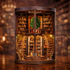 Ring Library of Wisdom | Book Nook DIY