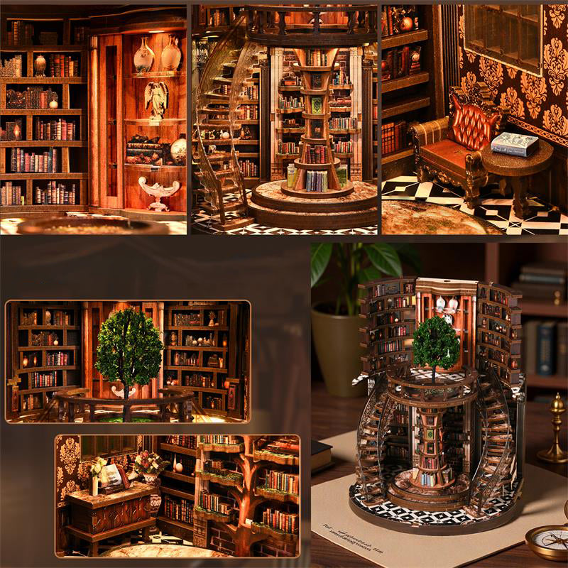 Ring Library of Wisdom | Book Nook DIY
