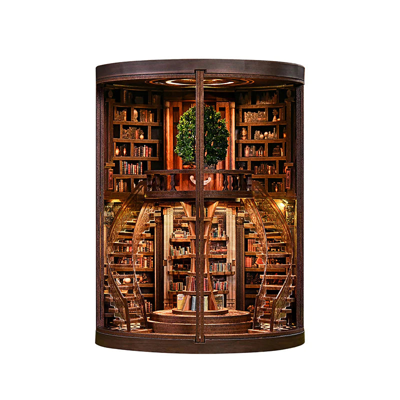Ring Library of Wisdom | Book Nook DIY