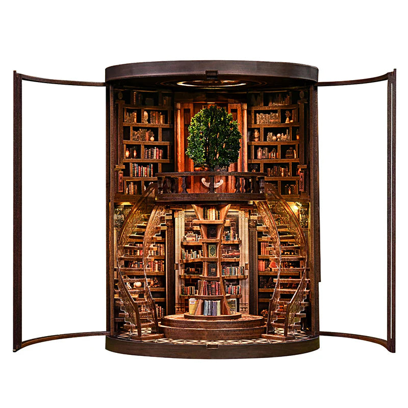 Ring Library of Wisdom | Book Nook DIY