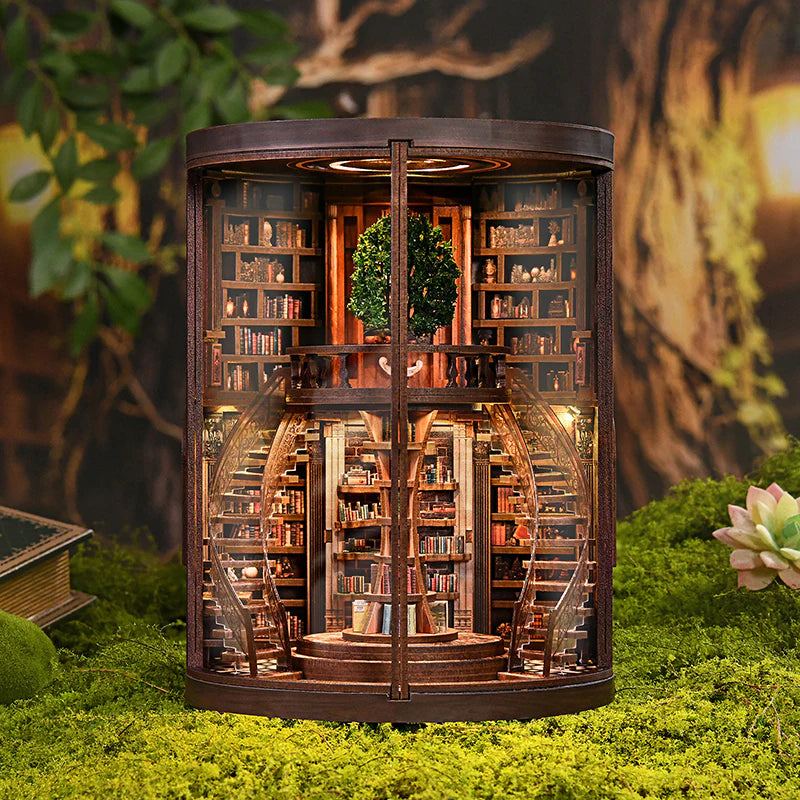 Ring Library of Wisdom | Book Nook DIY