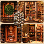 Ring Library of Wisdom | Book Nook DIY