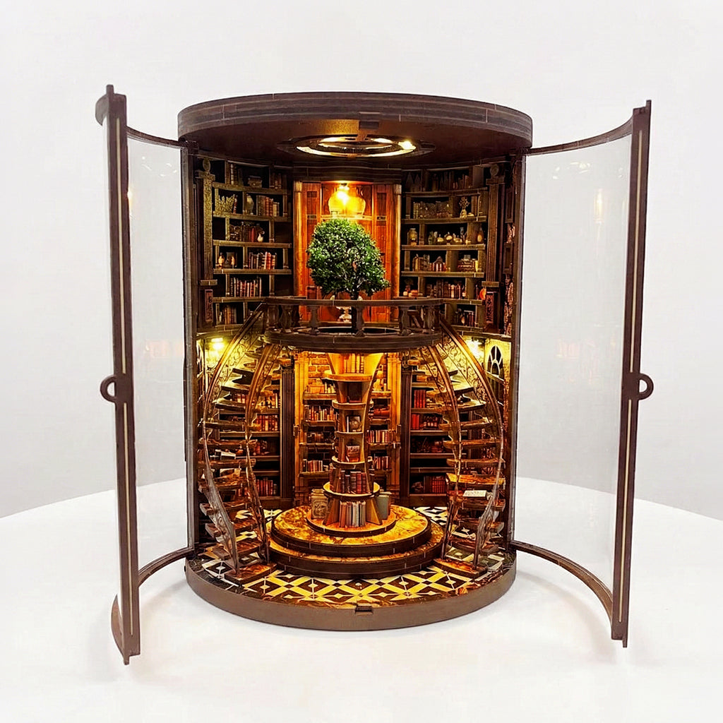 Ring Library of Wisdom | Book Nook DIY