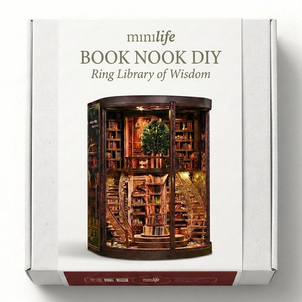 Ring Library of Wisdom | Book Nook DIY