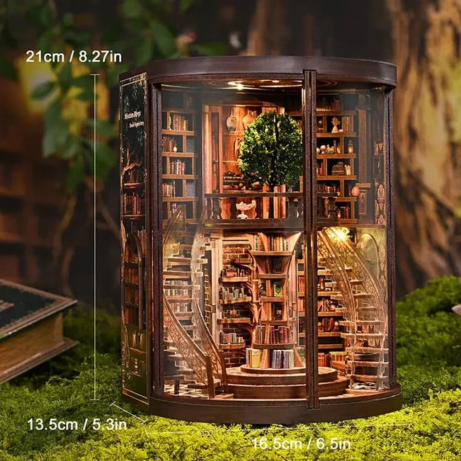Ring Library of Wisdom | Book Nook DIY