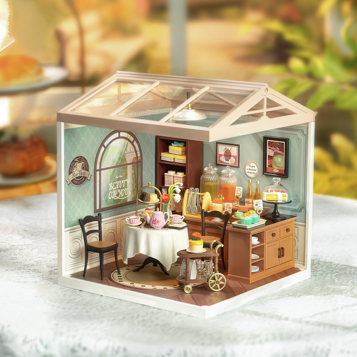Charming Tea Salon | Miniature House DIY