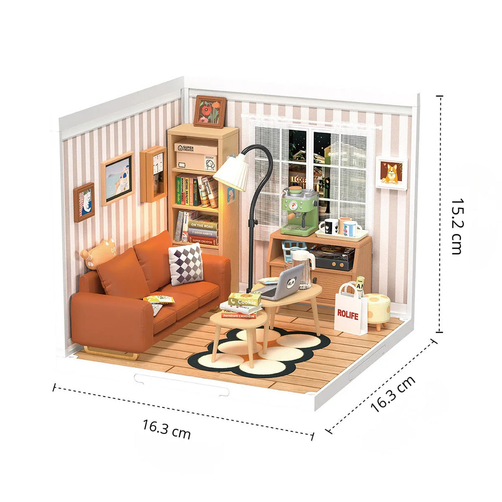 Cozy Living Room | Miniature House DIY