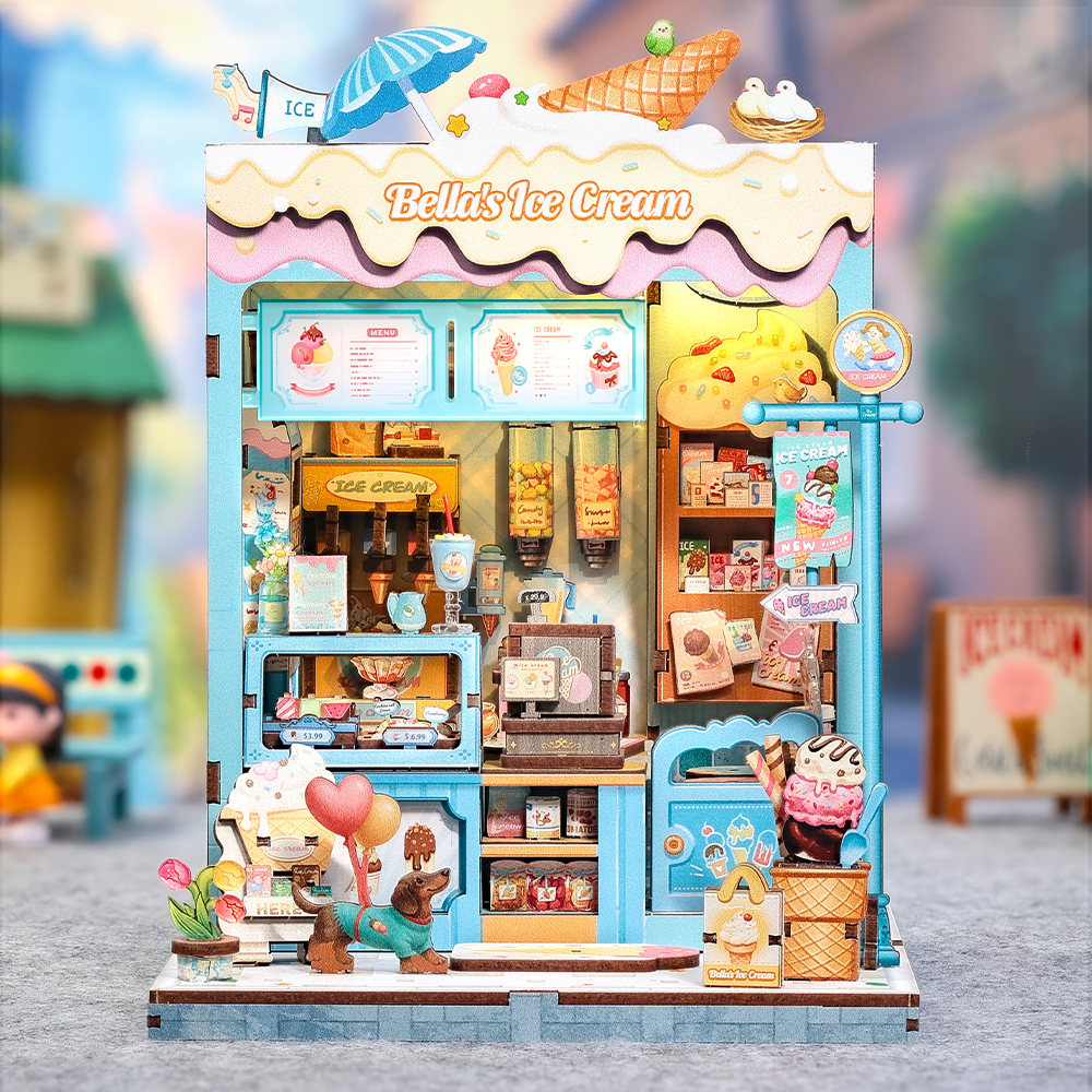 Bella’s Ice Cream Shop | Miniature House DIY