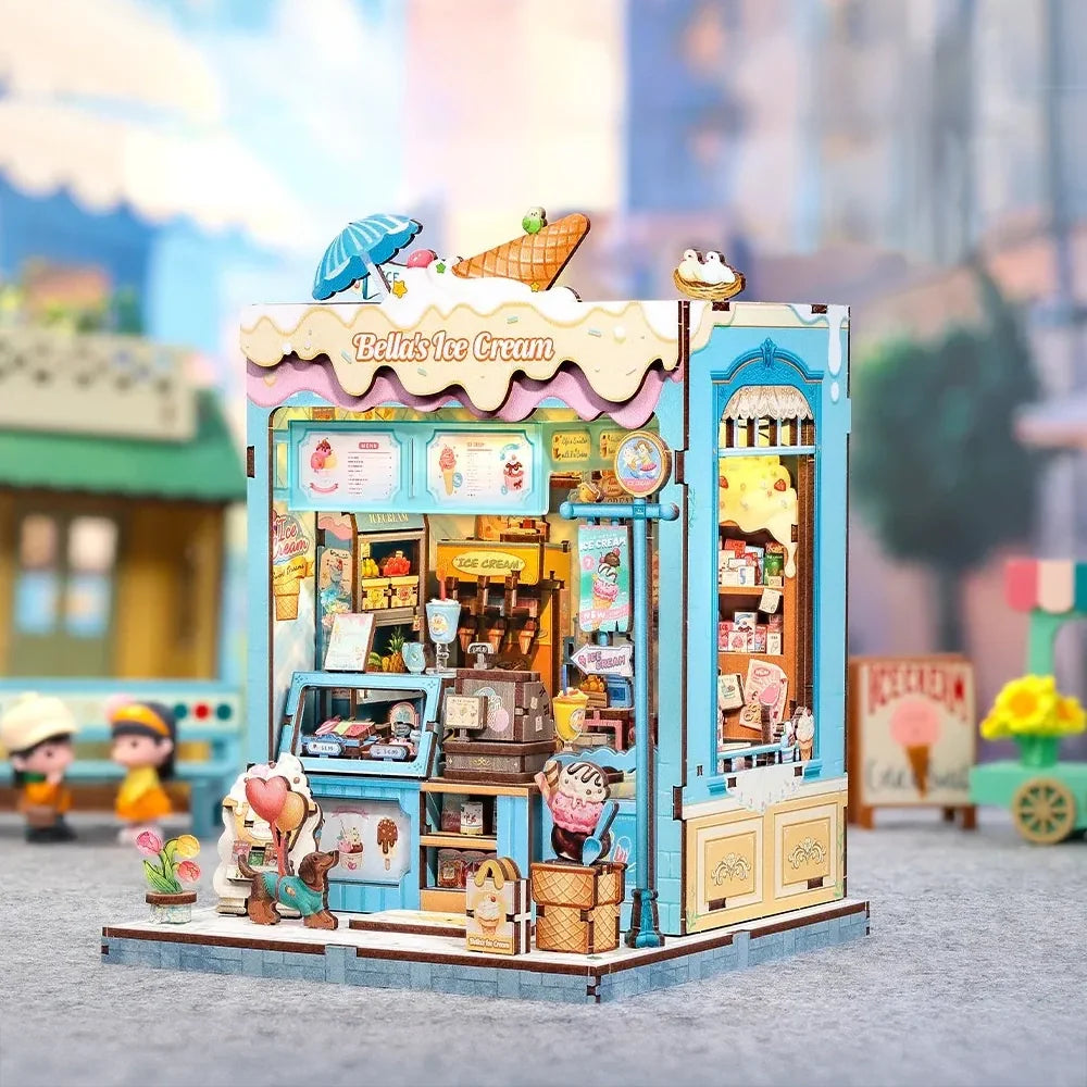 Bella’s Ice Cream Shop | Miniature House DIY