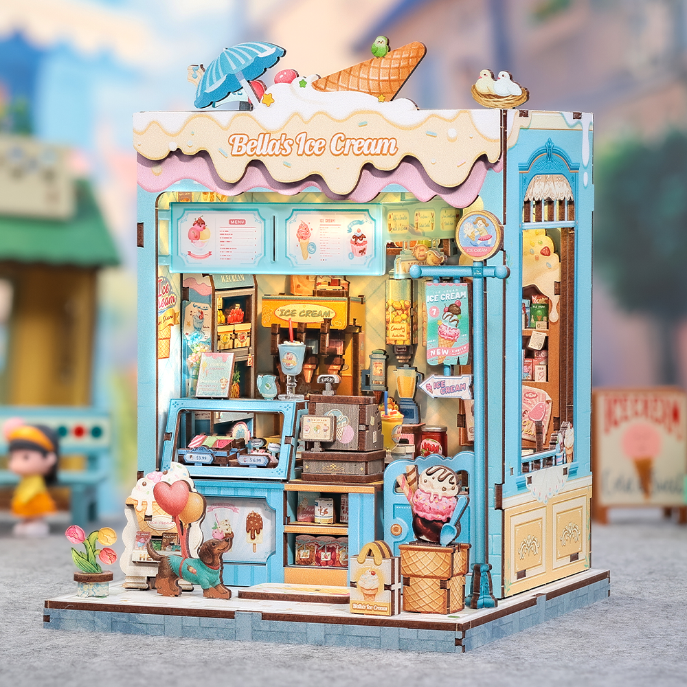 Bella’s Ice Cream Shop | Miniature House DIY