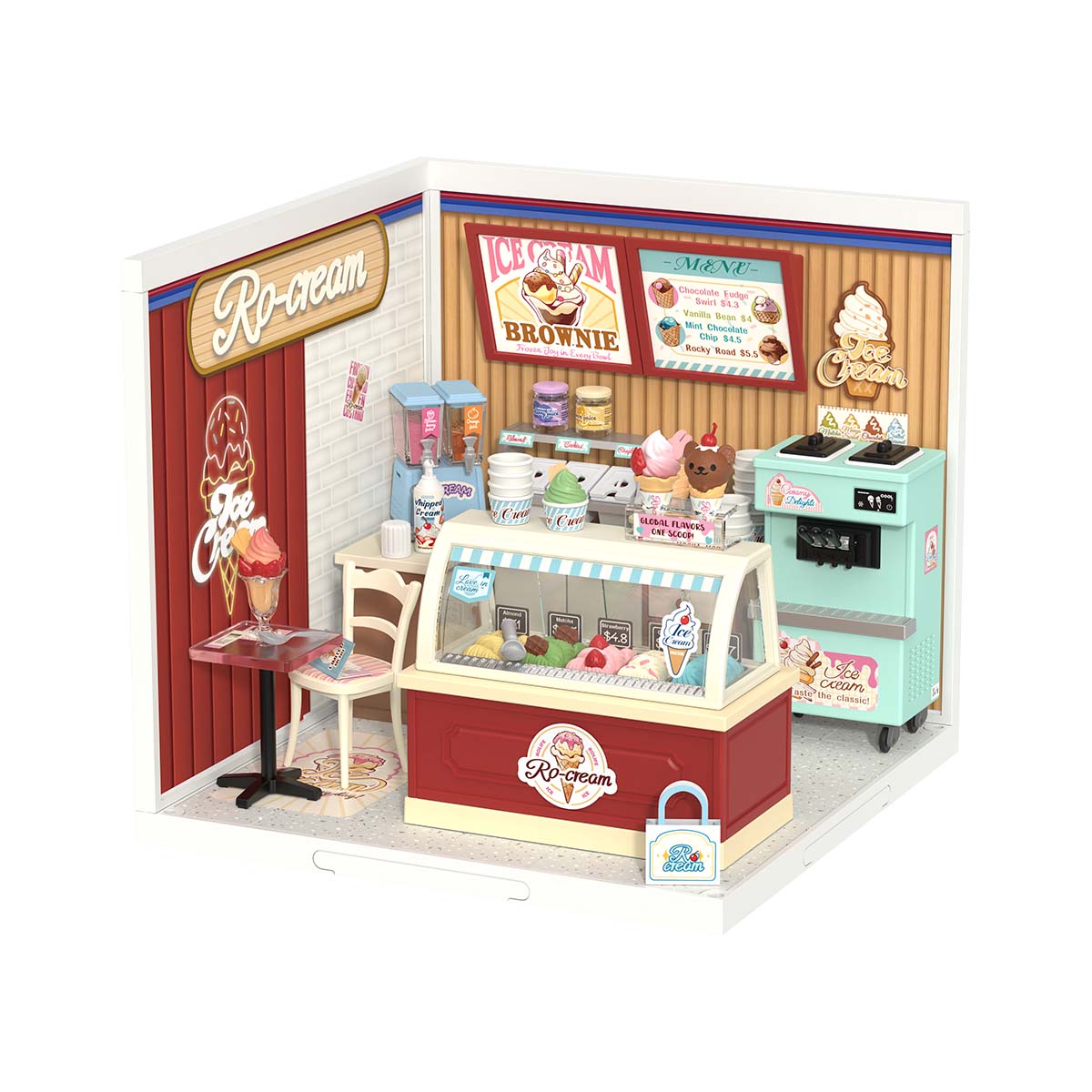 Delightful Ice Cream Shop | Miniature House DIY