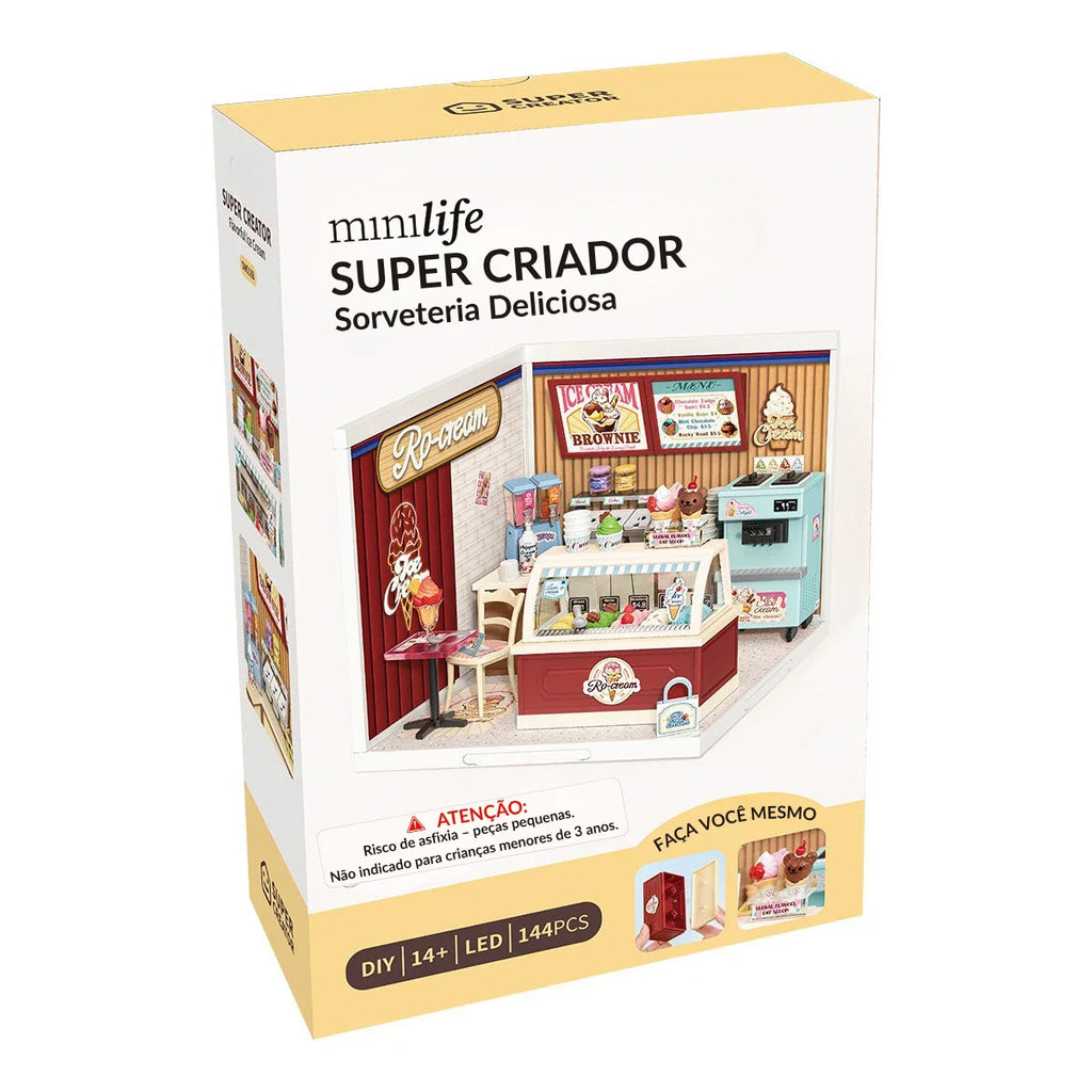 Delightful Ice Cream Shop | Miniature House DIY