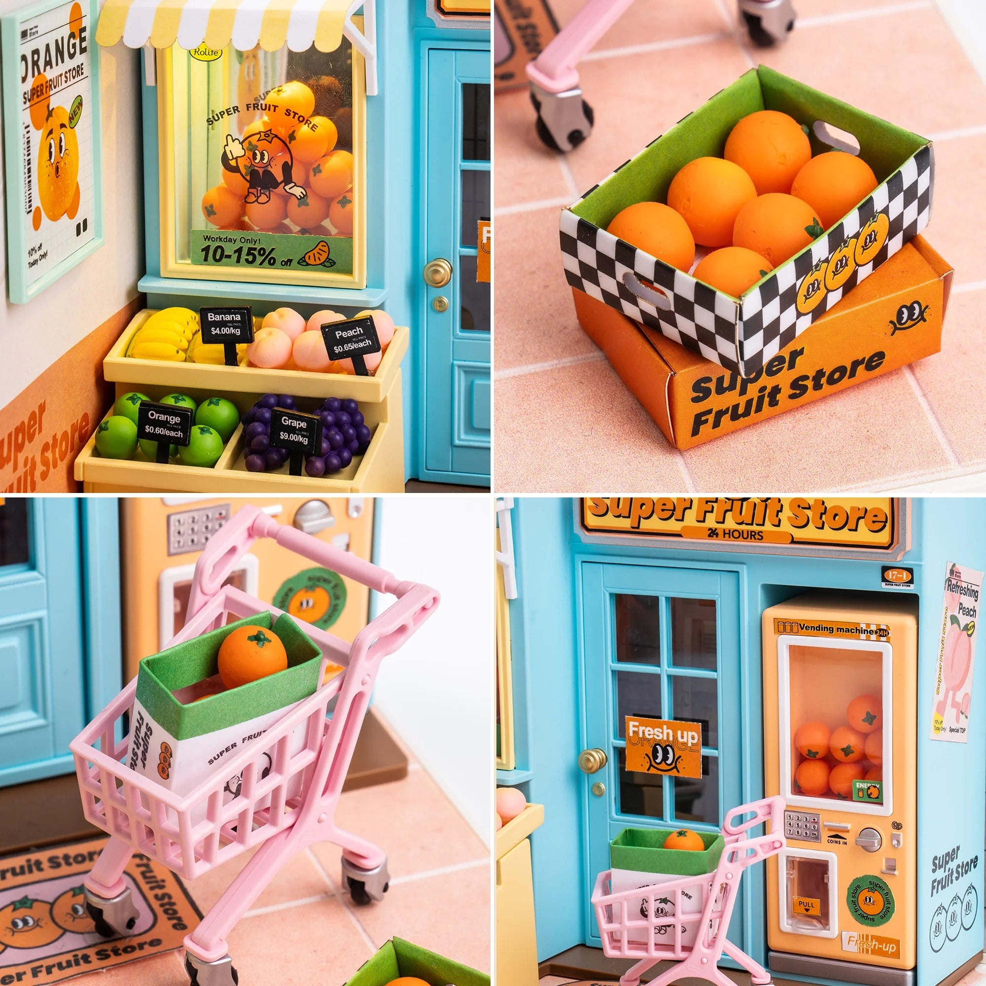 Fresh Fruit Market | Miniature House DIY