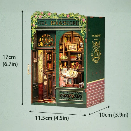 The Owl Bookshop | Book Nook DIY