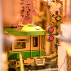 Cherry Blossom Trail | Book Nook DIY